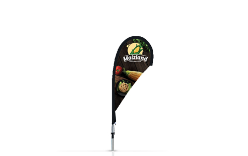 2.5m flare range outdoor banner small size