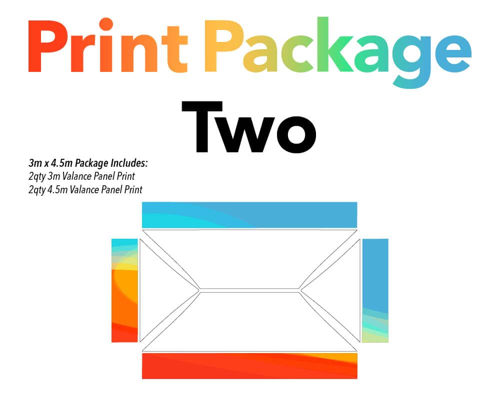 3x4.5 printed gazebo package 2
