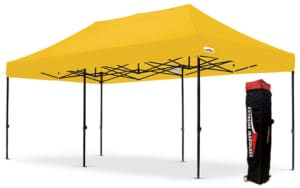 x5 3x6m yellow folding marquee