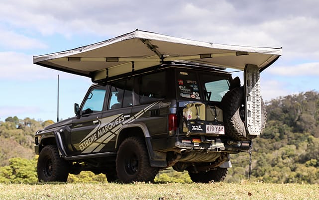 270° car awning